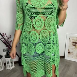 Tunika boho zielona